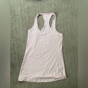 Pink Lululemon racer back tank
